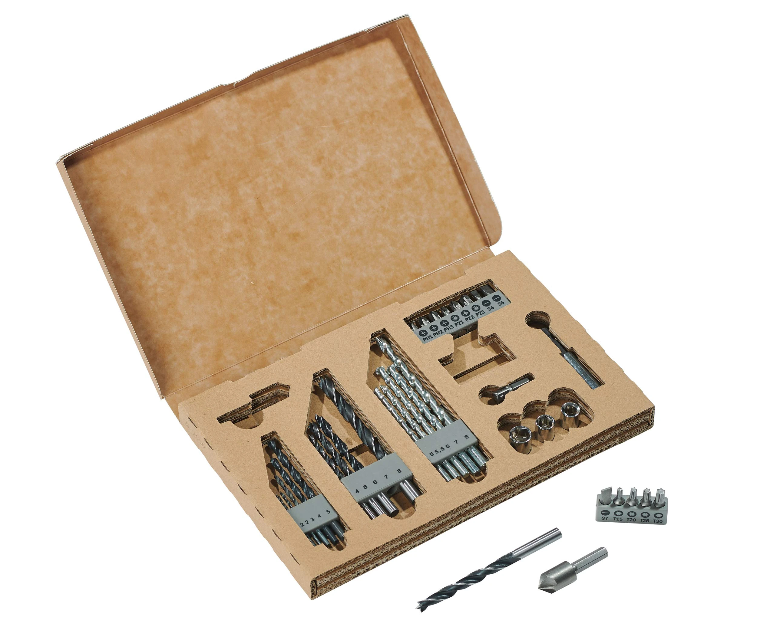 Bosch Accessories 34-Piece Screwdriver/Drill bit Set (for Wood, Metal and Stone, Accessories for Drill Drivers)