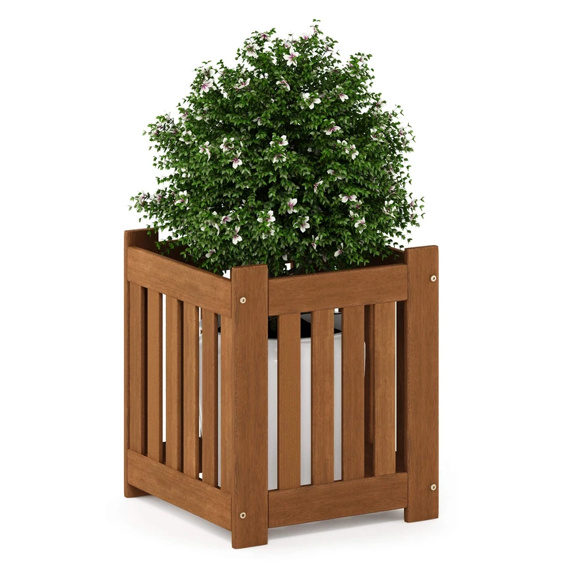 Furinno Tioman Hardwood Outdoor Lifestyle Flowerbox