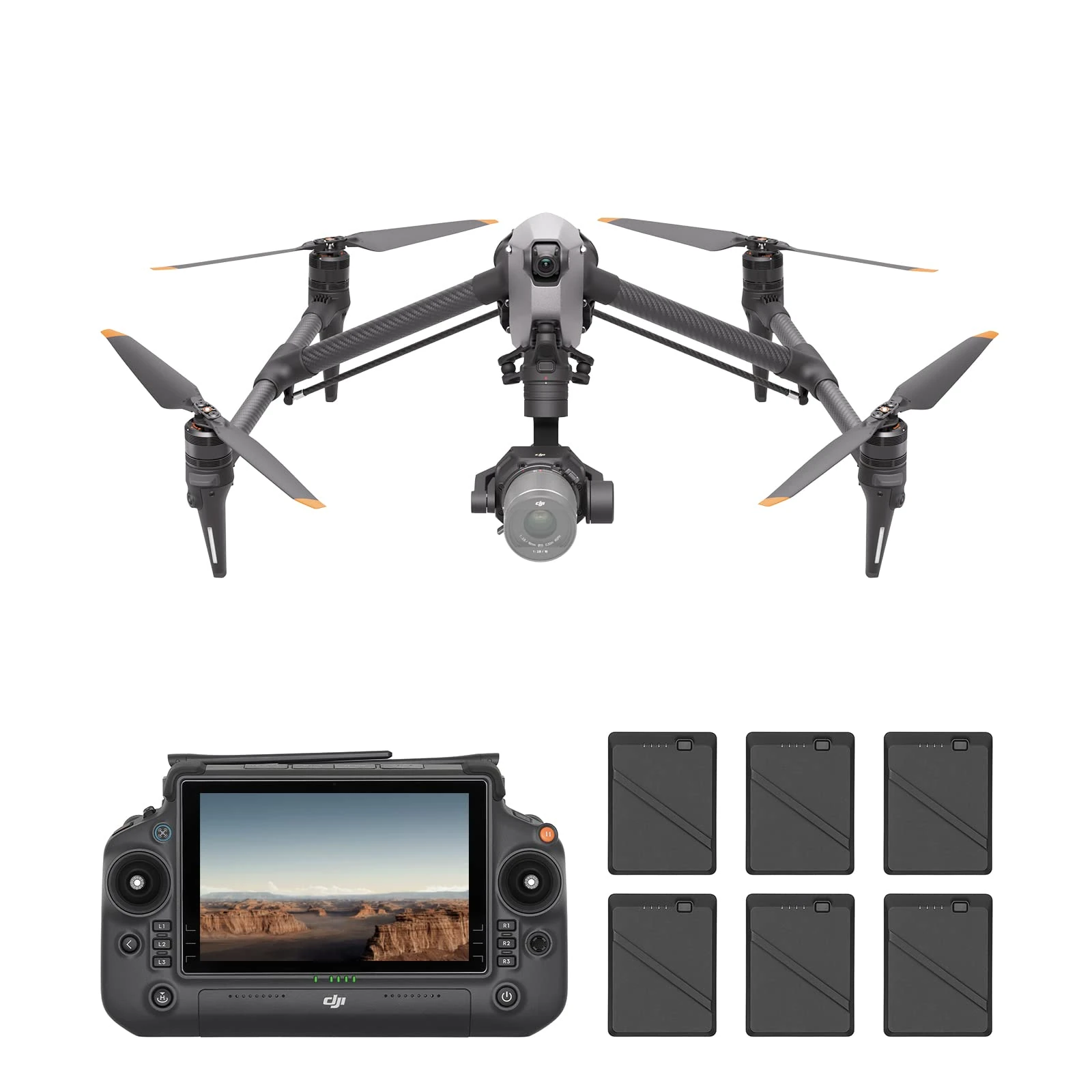 DJI Inspire 3 Standard Bundle, ProRes 8K RAW/CDNG Full Screen, 1/1.8 Inch Ultra Wide Angle Night FPV Camera, Dual Frame Setups, O3 Pro Video Transmission
