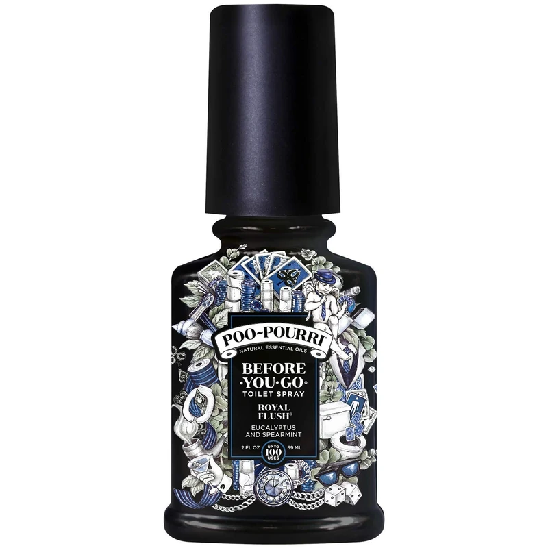 Poo Pourri the "Before-You-Go" Toilet Fragrance 59 ml | The Only 100% Natural Toilet Spray Made from Essential Oils | Royal Flush