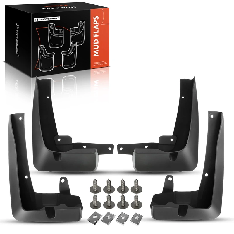 A-Premium Set of 4PCS Mud Flaps Splash Guards Mudguards Mudflaps Compatible with BMW X3, 2018 2019 2020 2021 2022 2023, Sport Utility, M-Sport only, Without Running Board, Front LH RH and Rear LH RH