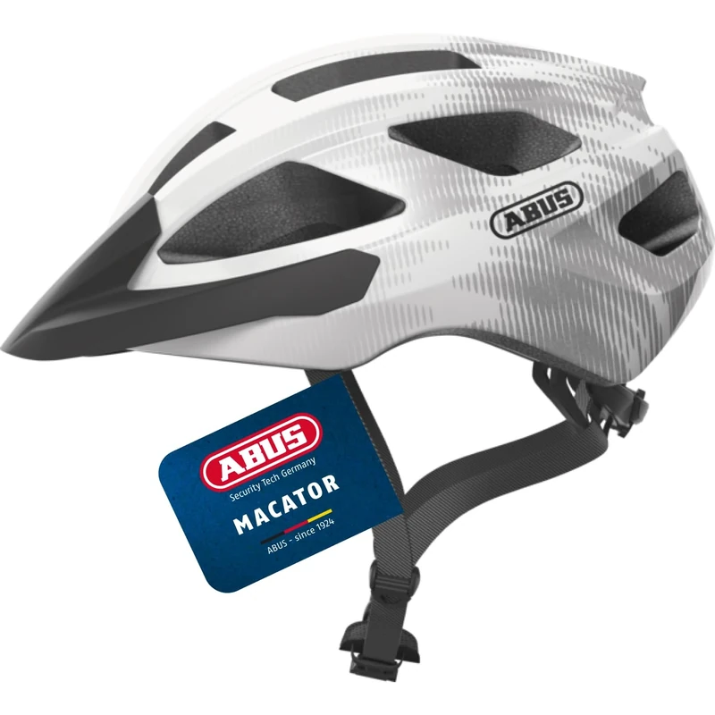 ABUS Macator road bike helmet - sporty bike helmet for beginners - also for pigtail wearers - for men and women