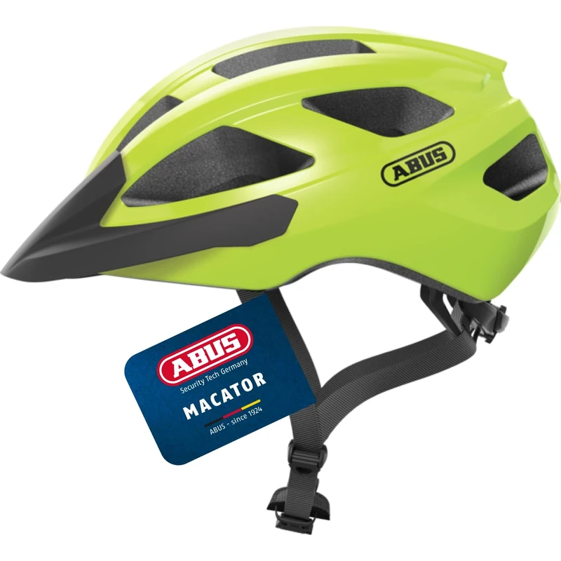 ABUS Macator road bike helmet - sporty bike helmet for beginners - also for pigtail wearers - for men and women