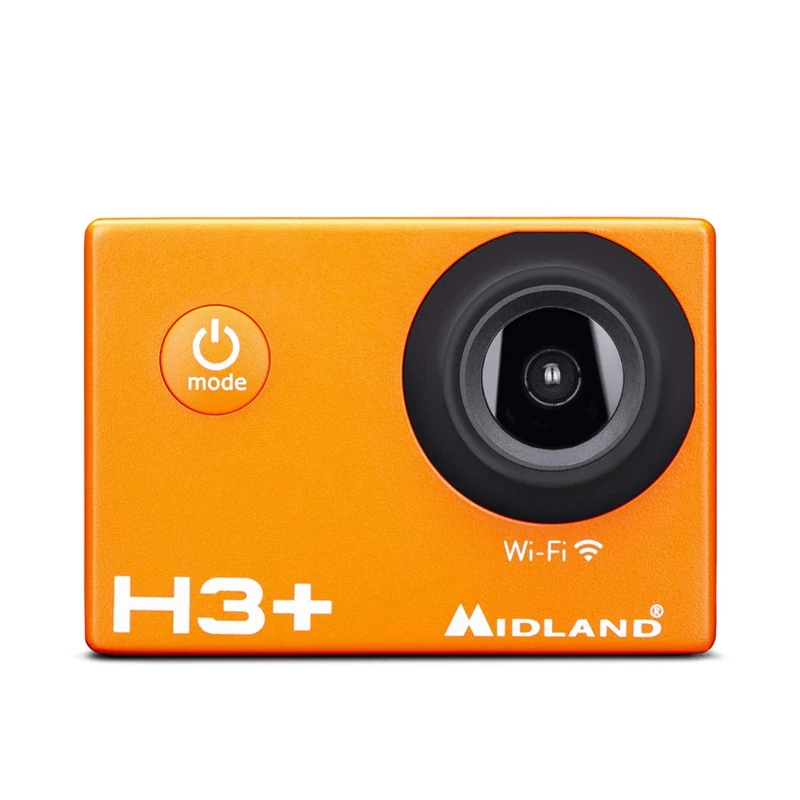 Midland - H3+ Action Camera Full HD, Wi-Fi Videocamera and Dash Cam with Stabiliser, Sports Underwater Camera with 30m Waterproof Case, 16MP - Motion Detection Function - Image 1