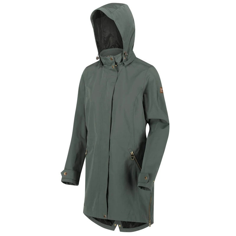 Regatta Alerie Women's Waterproof Breathable Water Repellent Hooded Parka with Warm Lining and Full Zip Opening