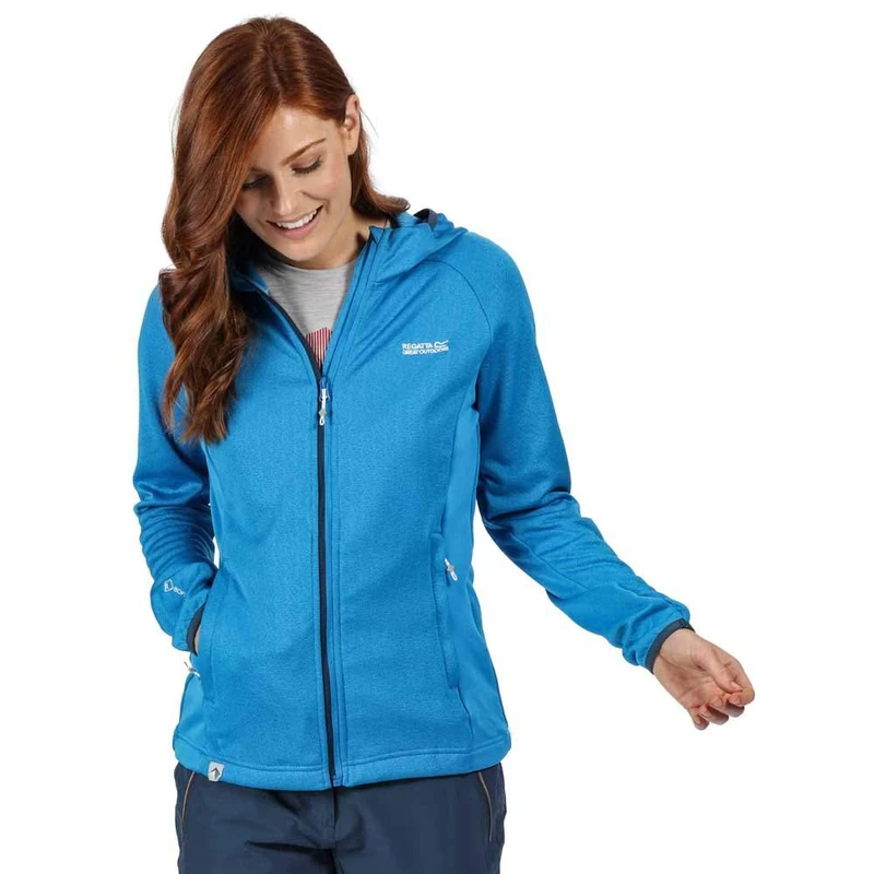 Regatta Women's Helio Soft Shell Jacquard Hooded Softshell Jacket - Image 1