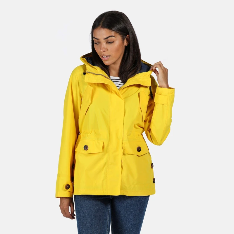 Regatta Ninette' Lined Hooded With Internal Security Pocket Jackets Waterproof Shell Women (Pack of 1)