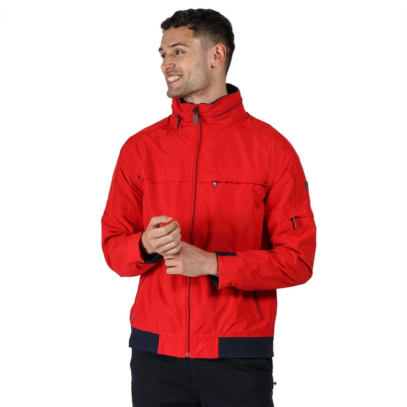 Regatta Montel Men's Waterproof and Breathable Jacket with Hidden Hood and Lining