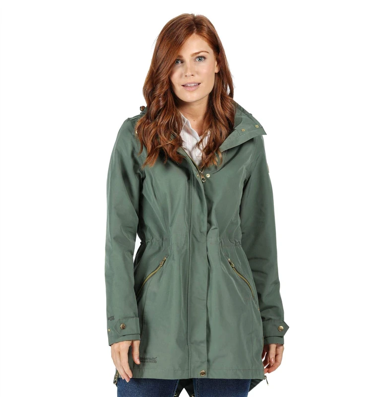 Regatta Alerie Women's Waterproof Breathable Water Repellent Hooded Parka with Warm Lining and Full Zip Opening