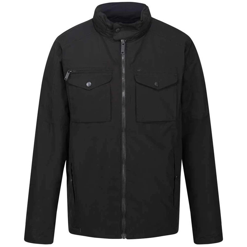 Regatta Haldor Jacket for Men, Black/White, XXL
