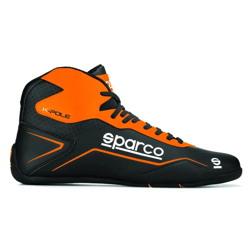 Sparco K-Pole Shoes Size 38 Black/Fluo Or
