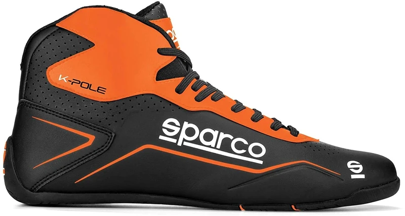 Sparco K-Pole Shoes Size 46 Black/Fluo Or
