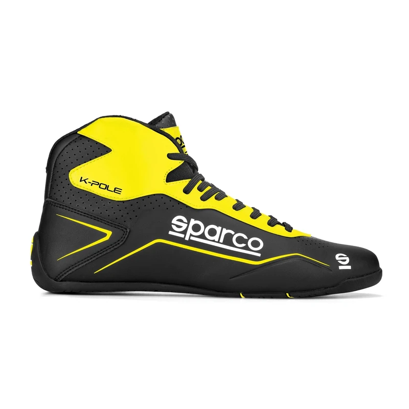 Sparco Kart Shoes K-Pole Size 34 Black/Flu