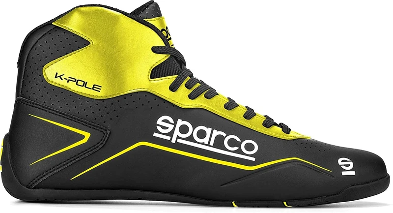 Sparco Kart Shoes K-Pole Size 42 Black/Flu