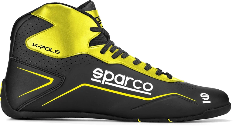 Sparco Kart Shoes K-Pole Size 48 Black/Flu
