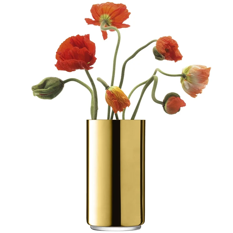 LSA KR03 Karat Vase/Lantern H26 cm Gold