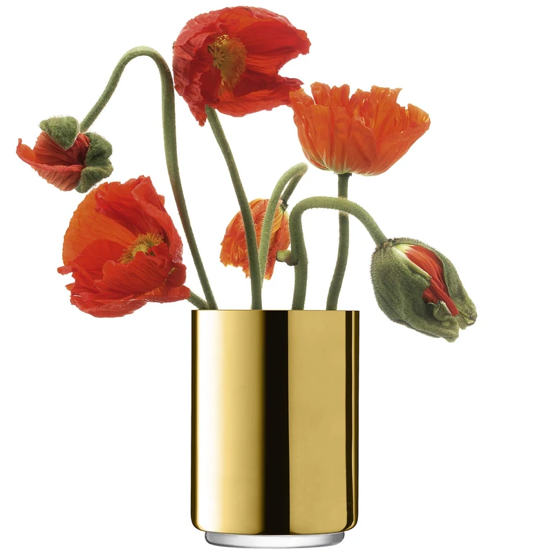 LSA KR02 Karat Lantern/Vase H16.5 cm Gold