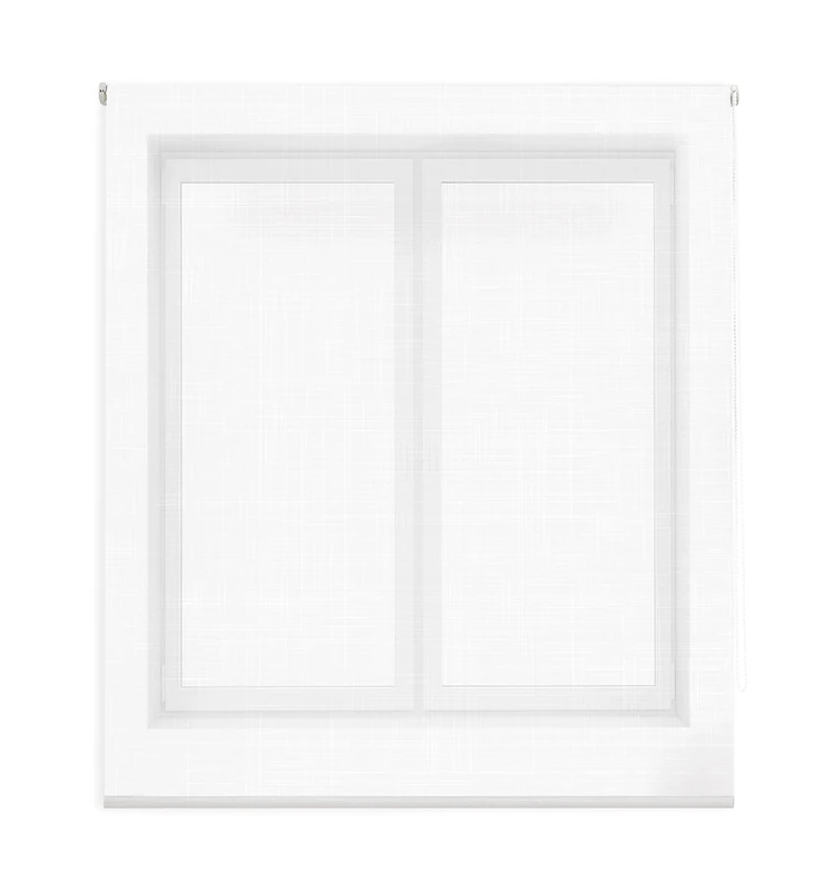 Blindecor Visillo Roller Blind, White, 140 x 180 cm