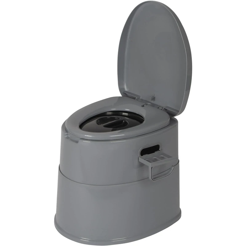 Bo-Camp - Portable toilet divisible - Seat hight 45 cm - 7 Liter - Grey