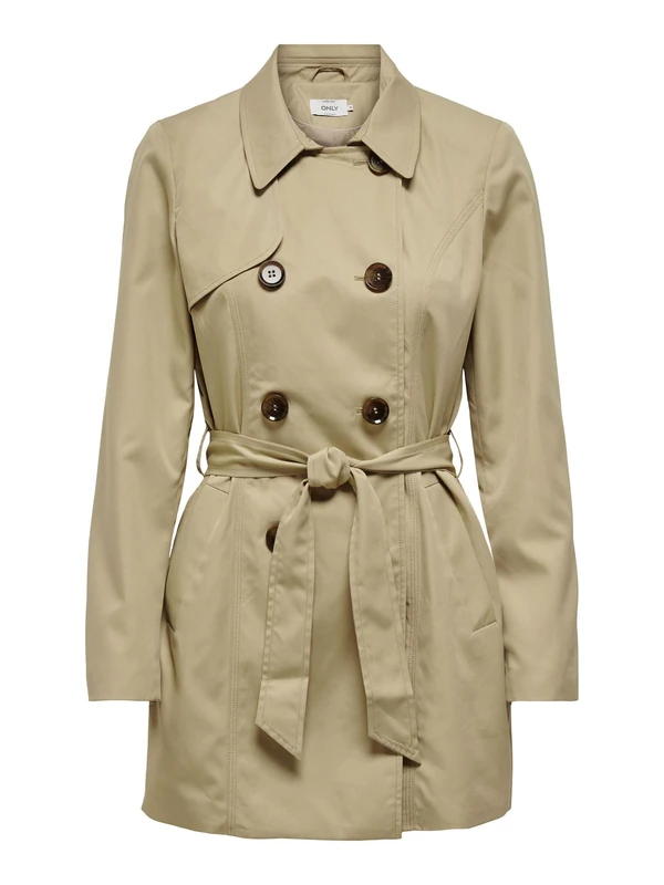 ONLY Women's Onlvalerie Trenchcoat Cc OTW Trenchcoat Not Applicable, Ginger Root, M