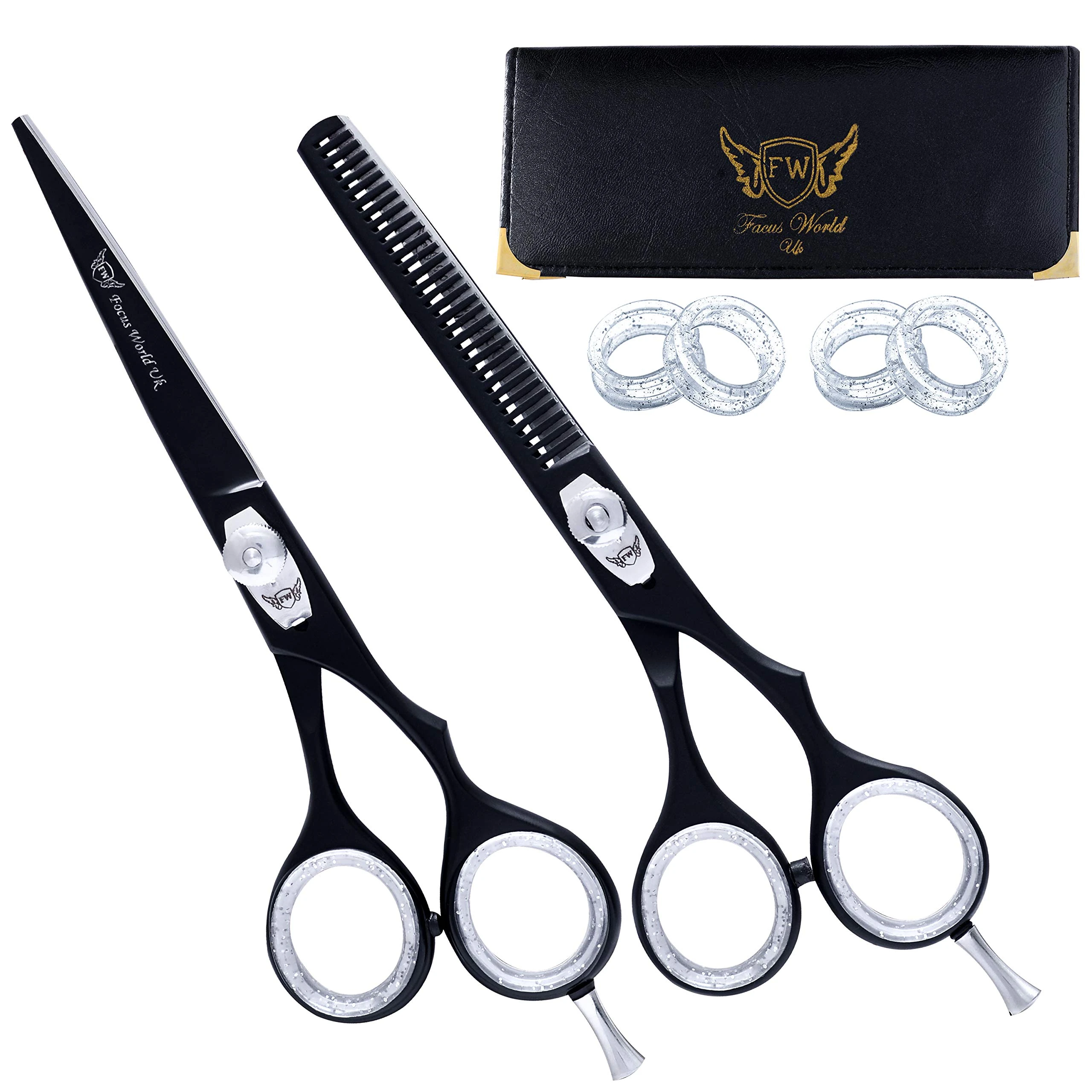 Hairdressers Scissors Set 6.5 Inches Barber Hair Scissors for Professional Hairdressing of Men & Women - Japanese Stainless Steel