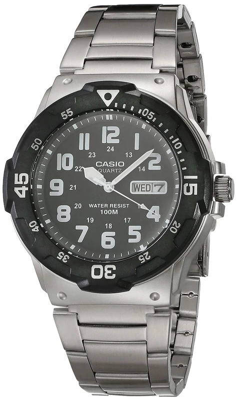 Casio Men's Analog Quartz Watch with Stainless Steel Strap MRW-200HD-1BVCF