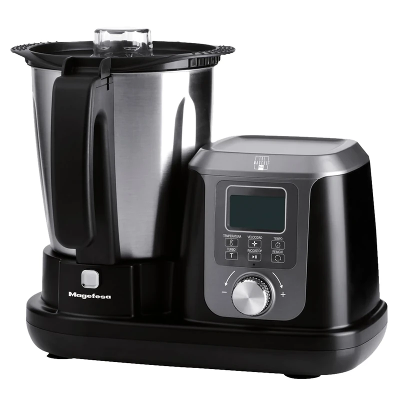 Magefesa 02RO4550000 02RO4550000 Kitchen Robot Model MAGCHEF Black MGF4550, 1200 W, Black