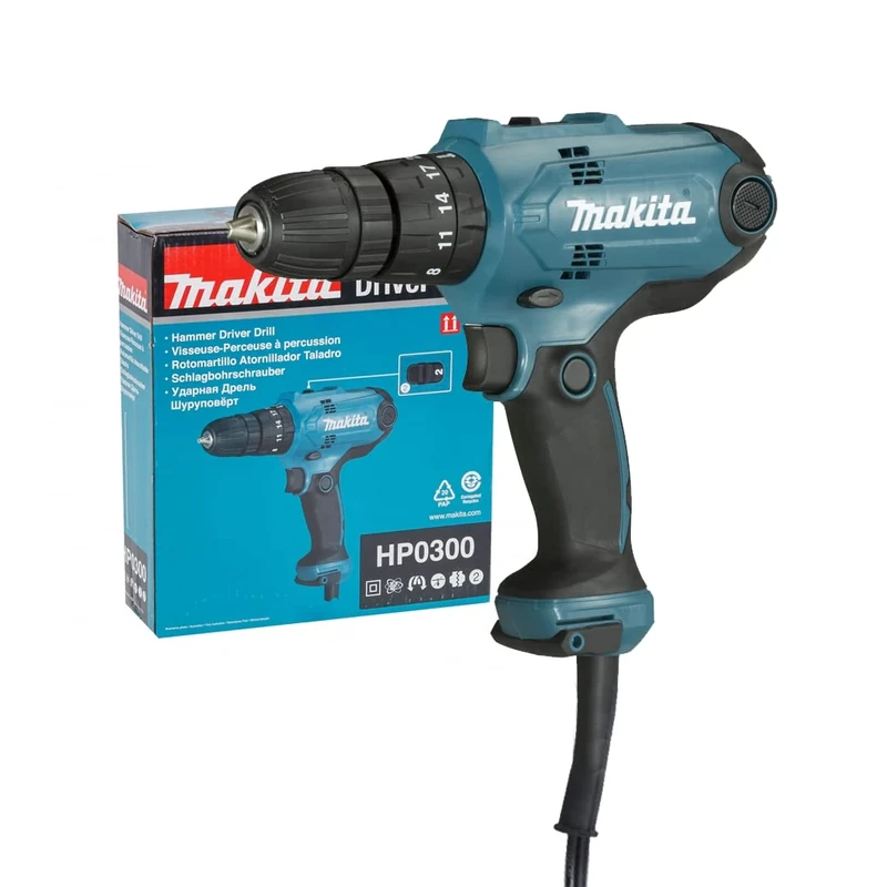 Makita HP0300/2 240V Combi Drill