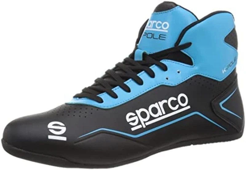 Sparco 00126930NRNR Kart Shoes K-Pole 2020 Size 30 Bl, Black, S00126930NRNR