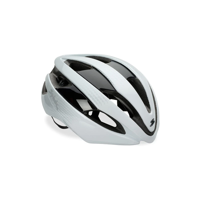 Spiuk Sportline Helmet Eleo, Adults Unisex, White/Silver, (M-L) 53-61