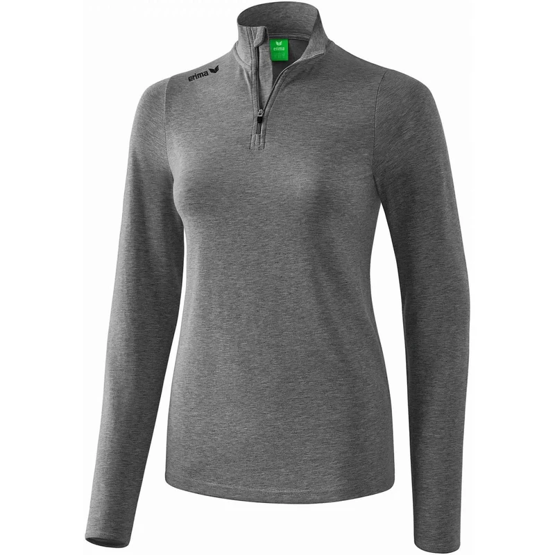 Erima Polo-Neck Jumper - Grey Marl, 44