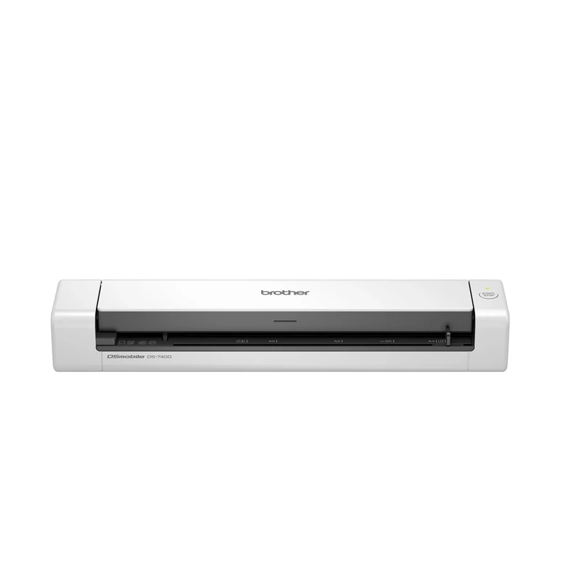 Brother DS-740D Document Scanner, USB 3.0, DSMobile, Portable, 2 Sided Scanning, 15PPM, A4 Scanner, Includes Micro USB Cable, White