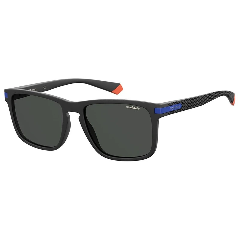 Polaroid PLD 2088/S 0VK MATTE BLACK BLUE, 55, RECTANGULAR, Polarized