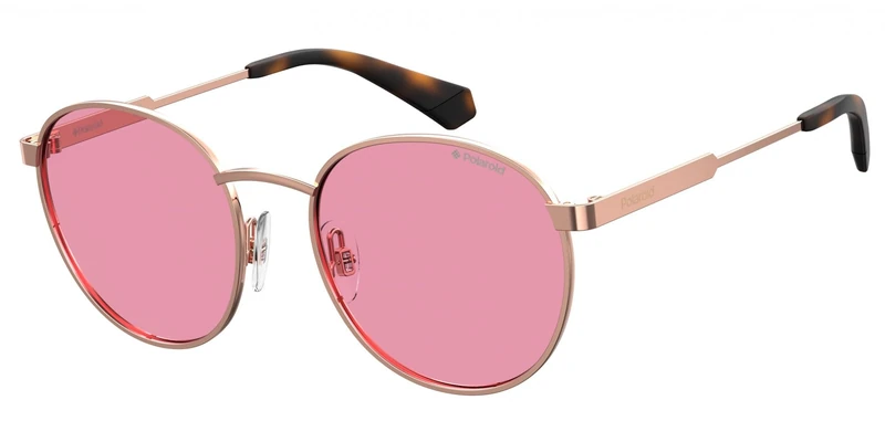 Polaroid PLD 8039/S DDB GOLD COPPER, 49, ROUND/OVAL, Polarized