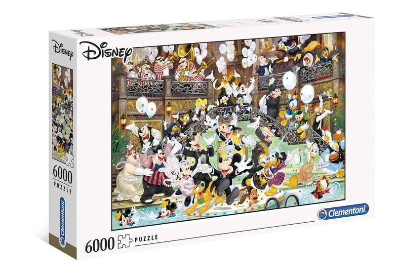 Clementoni - 36525 - Collection Puzzle - Disney Gala - 6000 pieces - Made in Italy - Jigsaw Puzzles for Adult