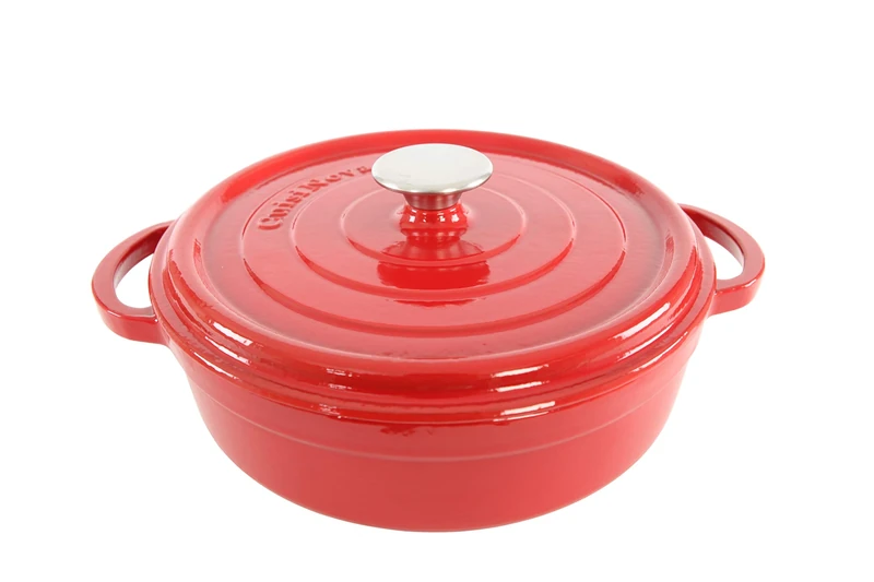 Cuisinova Casserole, Cast Iron, Green, Medium