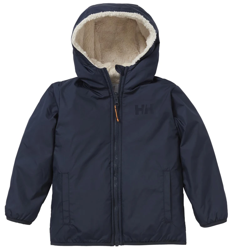 Helly Hansen Kids Unisex K Champ Reversible Jacket, Navy, 6