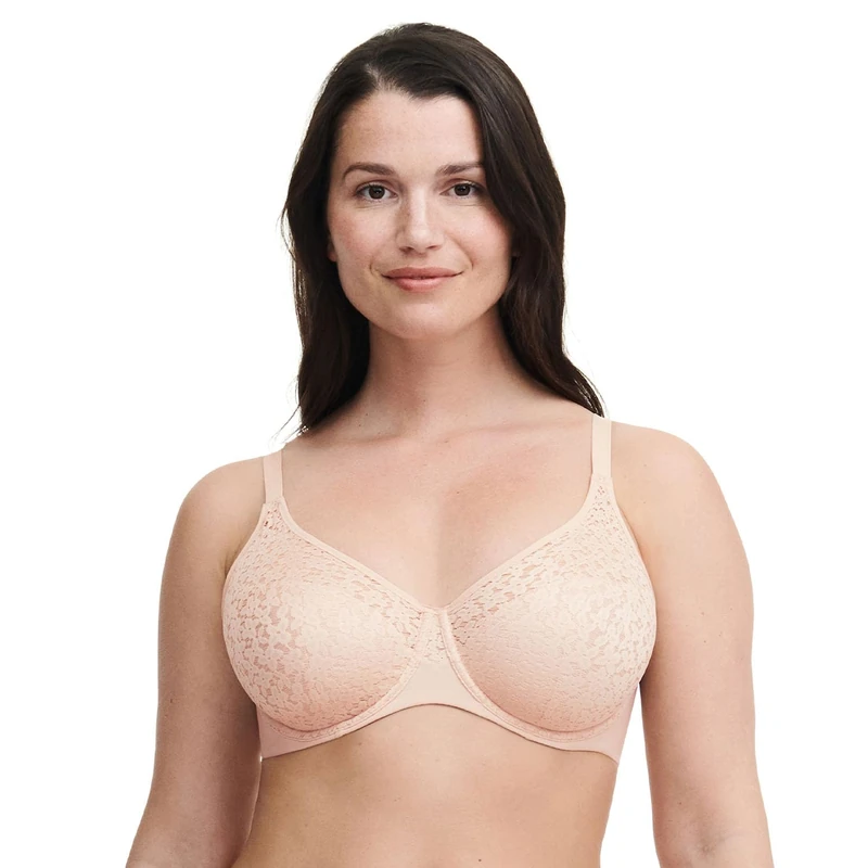 Chantelle Women's 13f1 Molded Bra, Nude Blush, 40DD