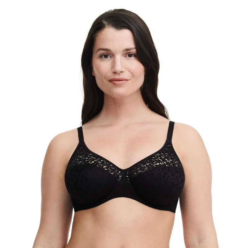 Chantelle Women's Norah Molded Bra, Opaque, Black, 38E