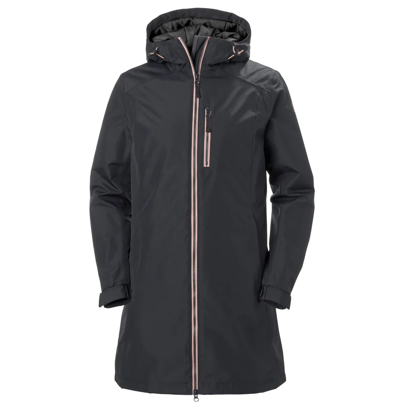 Helly Hansen Women's W Long Belfast Winter Jacket, Ebony, XS