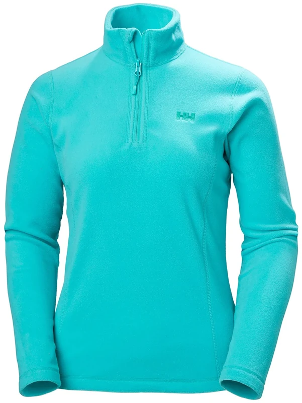Hellyhansen Daybreaker 1/2 Zip Fleece Sweatshirt Women's Sweatshirt - Turquoise, 4XL