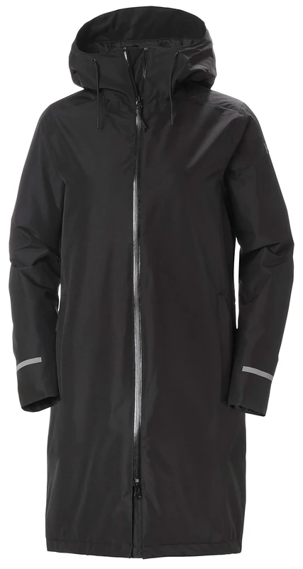 Helly Hansen W Aspire Rain Coat - Insulated, Waterproof - Black S