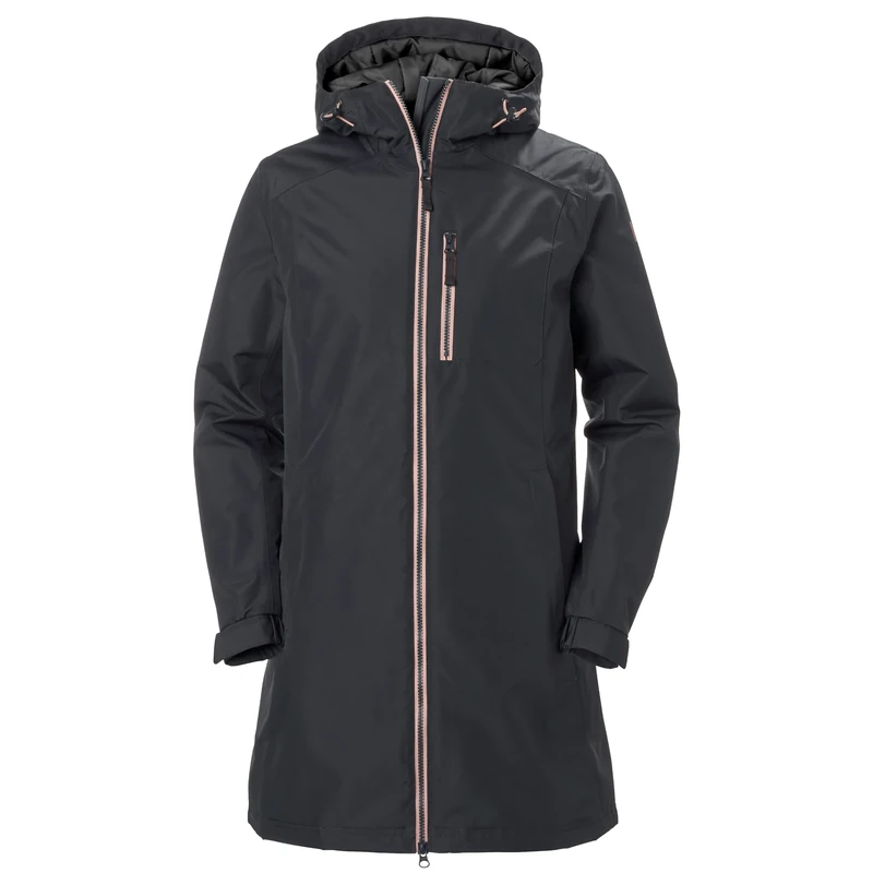 Helly Hansen Women's W Long Belfast Winter Jacket, Ebony, L