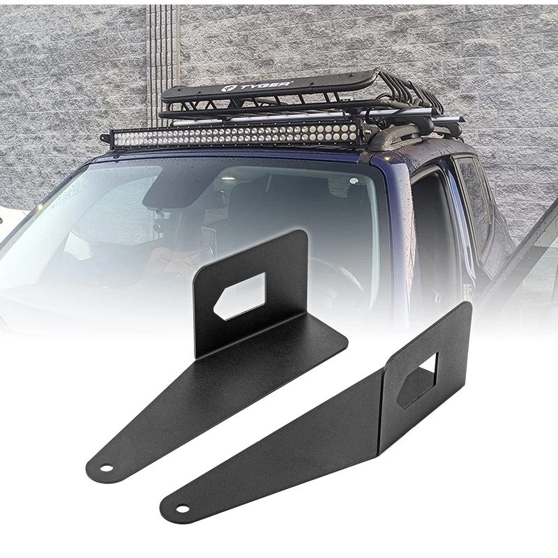 WSays Upper Windshield Roof Rails 42'' Light Bar Mount Bracket Compatible with Jeep Renegade BU 2015-2023
