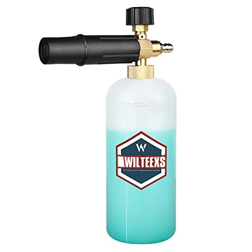 WILTEEXS Adjustable Snow Foam Lance 1L Foam Cannon Soap Dispenser for Karcher K Series K2 K3 K4 K5 K6 K7 Pressure Washer