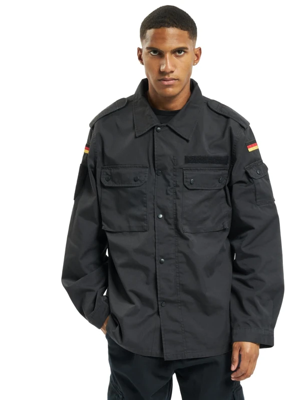 Brandit BW Field Tunic, color: black, size: 5XL