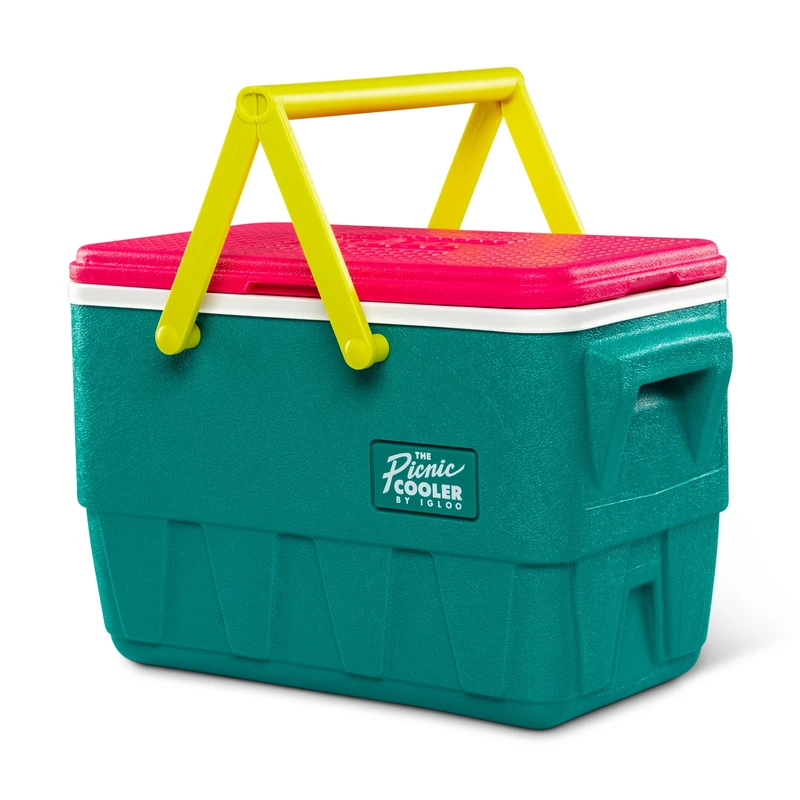 Igloo Retro Jade 25 Qt Lunch Picnic Basket Cooler - Image 1