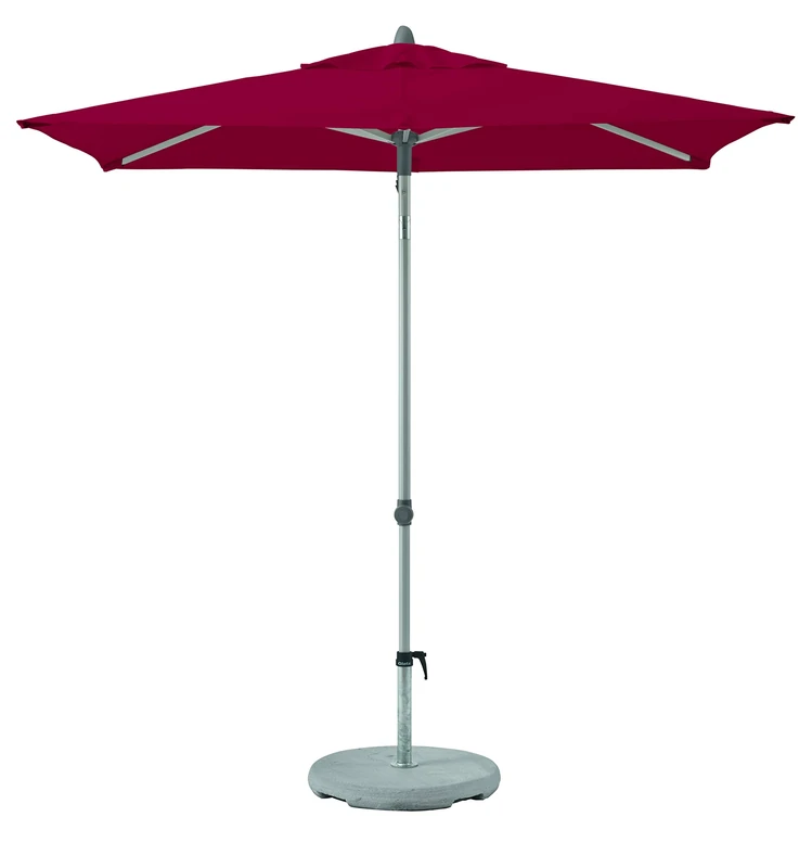 Suncomfort by Glatz Push Up Parasol 210 x 150 cm Rectangular Aurora Red