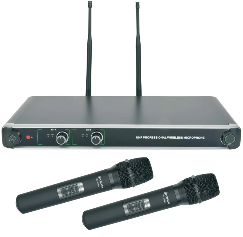 Chord | Wireless Dual Handheld Microphone System | UHF