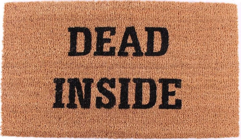 La Finesse Decorative Coir Entrance Door Mat Dead inside 70 cm x 40 cm One Size